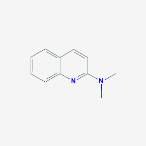 molecular formula C11H12N2 B3049591 N,N-dimethylquinolin-2-amine CAS No. 21154-18-7