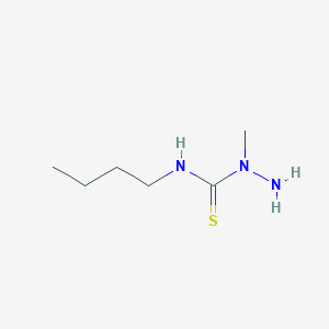 molecular formula C6H15N3S B3049602 N-butyl-1-methylhydrazinecarbothioamide CAS No. 21198-52-7