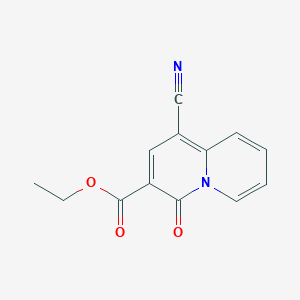 ethyl 1-cyano-4-oxo-4H-quinolizine-3-carboxylate