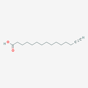 molecular formula C15H26O2 B3049626 14-Pentadecynoic acid CAS No. 212913-84-3