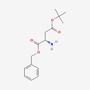 molecular formula C15H21NO4 B3049630 1-Benzyl 4-tert-butyl L-aspartate CAS No. 2131-29-5