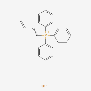 molecular formula C22H20BrP B3049631 (Buta-1,3-dien-1-yl)(triphenyl)phosphanium bromide CAS No. 21310-07-6