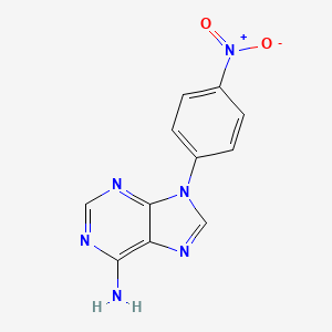9-(4-nitro-phenyl)-9H-purin-6-ylamine