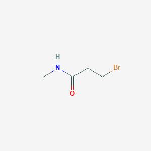molecular formula C4H8BrNO B3049657 3-Bromo-n-methylpropanamide CAS No. 21437-87-6