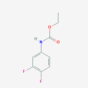 molecular formula C9H9F2NO2 B3049660 Ethyl (3,4-difluorophenyl)carbamate CAS No. 2145-85-9