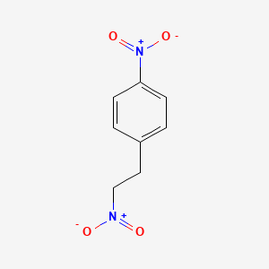 molecular formula C8H8N2O4 B3049664 1-nitro-4-(2-nitroethyl)benzene CAS No. 21473-45-0