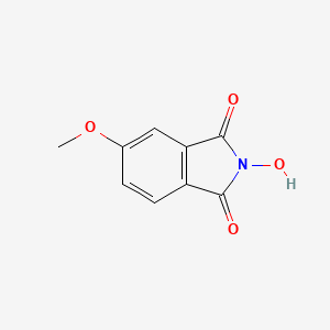 molecular formula C9H7NO4 B3049665 2-hydroxy-5-methoxyisoindoline-1,3-dione CAS No. 214754-50-4