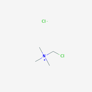 molecular formula C4H11Cl2N B3049666 (Chloromethyl)-trimethylammonium chloride CAS No. 21478-66-0