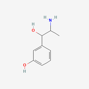 molecular formula C9H13NO2 B3049668 (1S,2R)-Metaraminol CAS No. 21480-44-4