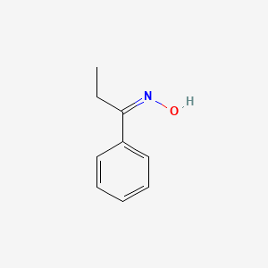 molecular formula C9H11NO B3049692 Propiophenone oxime CAS No. 2157-50-8