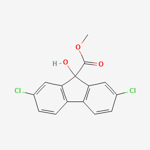 molecular formula C15H10Cl2O3 B3049704 Dichlorflurenol-methyl CAS No. 21634-96-8