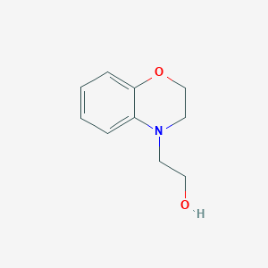 molecular formula C10H13NO2 B3049711 2-(2,3-Dihydro-4H-1,4-benzoxazin-4-YL)ethanol CAS No. 216691-22-4