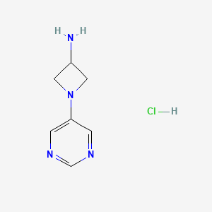 1-(Pyrimidin-5-yl)azetidin-3-amine hydrochloride