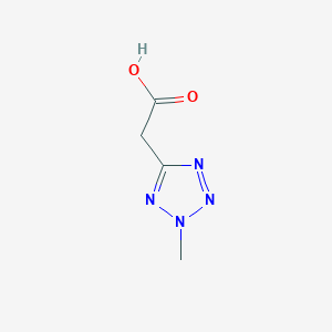 molecular formula C4H6N4O2 B3049734 2-Methyl-2h-tetrazole-5-acetic acid CAS No. 21743-77-1