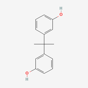molecular formula C15H16O2 B3049747 3,3'-(Propane-2,2-diyl)diphenol CAS No. 21825-05-8