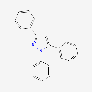 molecular formula C21H16N2 B3049748 1,3,5-Triphenyl-1H-pyrazole CAS No. 2183-27-9