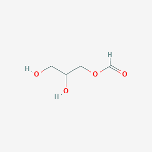 molecular formula C4H8O4 B3049795 1,2,3-PROPANETRIOL, 1-FORMATE CAS No. 2203-62-5