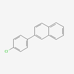 molecular formula C16H11Cl B3049804 2-(4-Chlorophenyl)naphthalene CAS No. 22082-98-0