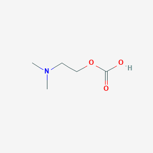 molecular formula C5H11NO3 B3049805 2-(Dimethylamino)ethyl hydrogen carbonate CAS No. 220858-97-9