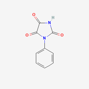 molecular formula C9H6N2O3 B3049815 1-Phenylimidazolidine-2,4,5-trione CAS No. 2211-33-8