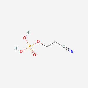 molecular formula C3H6NO4P B3049822 2-Cyanoethyl dihydrogen phosphate CAS No. 2212-88-6