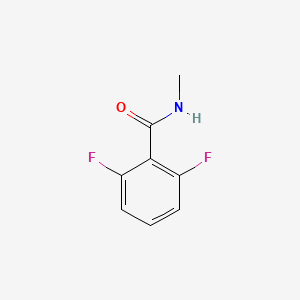 molecular formula C8H7F2NO B3049846 Benzamide, 2,6-difluoro-N-methyl- CAS No. 22265-59-4