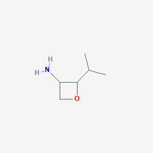 molecular formula C6H13NO B3049851 2-(Propan-2-yl)oxetan-3-amine CAS No. 2227206-40-6