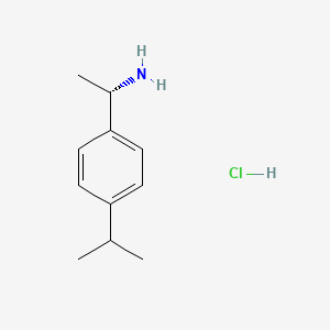 molecular formula C11H18ClN B3049858 (S)-1-(4-Isopropylphenyl)ethanamine hydrochloride CAS No. 222737-88-4