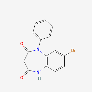 1H-1,5-Benzodiazepine-2,4(3H,5H)-dione, 8-bromo-1-phenyl-