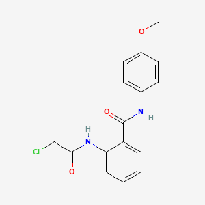 2-(2-chloroacetamido)-N-(4-methoxyphenyl)benzamide