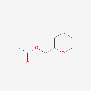 molecular formula C8H12O3 B3049869 3,4-Dihydro-2h-pyran-2-ylmethyl acetate CAS No. 22347-71-3