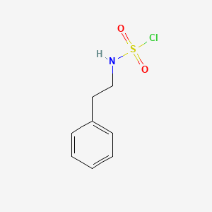 molecular formula C8H10ClNO2S B3049873 Sulfamoyl chloride, (2-phenylethyl)- CAS No. 223560-62-1