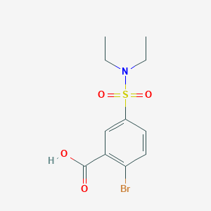 2-Bromo-5-(diethylsulfamoyl)benzoic acid