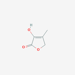 molecular formula C5H6O3 B3049897 3-Hydroxy-4-methylfuran-2(5H)-one CAS No. 22438-62-6