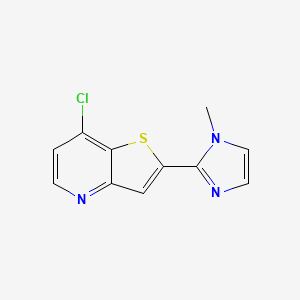 7-chloro-2-(1-methyl-1H-imidazol-2-yl)-thieno[3,2-b]pyridine