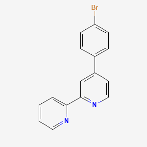 molecular formula C16H11BrN2 B3049926 2,2'-Bipyridine, 4-(4-bromophenyl)- CAS No. 225669-83-0