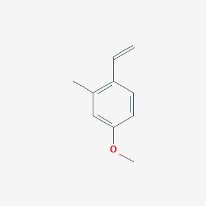 molecular formula C10H12O B3049928 1-乙烯基-4-甲氧基-2-甲苯 CAS No. 22572-29-8