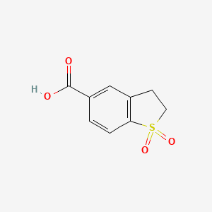 1,1-Dioxo-2,3-dihydro-1lambda6-benzothiophene-5-carboxylic acid