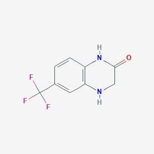 molecular formula C9H7F3N2O B3049941 6-(三氟甲基)-3,4-二氢喹喔啉-2(1H)-酮 CAS No. 226575-78-6