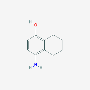 molecular formula C10H13NO B3049942 4-氨基-5,6,7,8-四氢萘-1-醇 CAS No. 22658-04-4