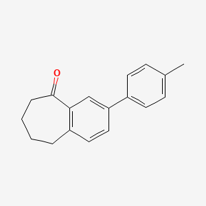 5H-Benzocyclohepten-5-one, 6,7,8,9-tetrahydro-3-(4-methylphenyl)-