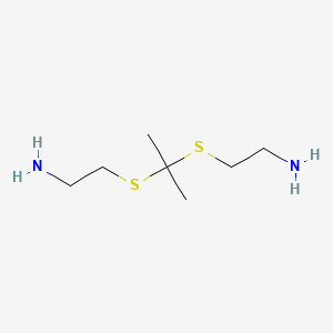 Ethylamine, 2,2'-isopropylidenedithiobis-