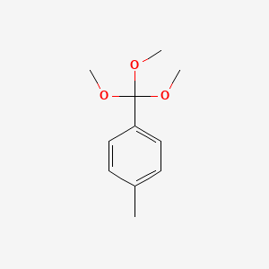 molecular formula C11H16O3 B3049986 1-Methyl-4-(trimethoxymethyl)benzene CAS No. 22911-22-4