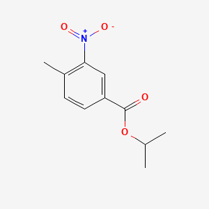 molecular formula C11H13NO4 B3049987 Isopropyl 3-nitro-p-toluate CAS No. 22913-12-8