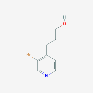 3-Bromo-4-(3-hydroxypropyl)pyridine
