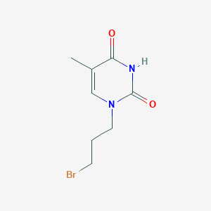 1-(3-bromopropyl)-5-methylpyrimidine-2,4(1H,3H)-dione