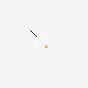 molecular formula C6H14Si B3050001 1,1,3-Trimethyl-1-silacyclobutane CAS No. 2295-13-8