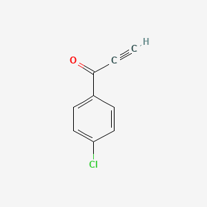 molecular formula C9H5ClO B3050003 2-Propyn-1-one, 1-(4-chlorophenyl)- CAS No. 22959-34-8