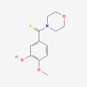 2-Methoxy-5-(morpholin-4-ylcarbonothioyl)phenol