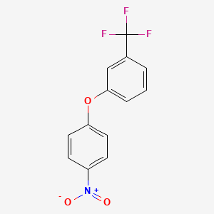 molecular formula C13H8F3NO3 B3050011 1-Nitro-4-(3-(trifluoromethyl)phenoxy)benzene CAS No. 2303-26-6
